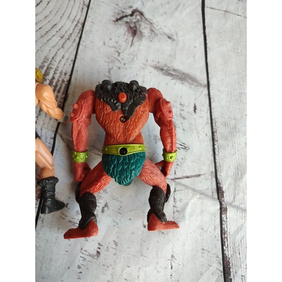 2003 Mattel McDonalds MOTU He-Man Beast Man Action Figures - Picture 4 of 7